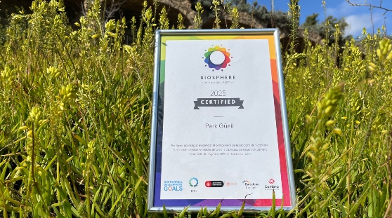 El Park Güell renova el certificat Biosphere
